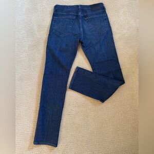 AG Adriano Goldschmied Dark Blue Slim Straight Jeans